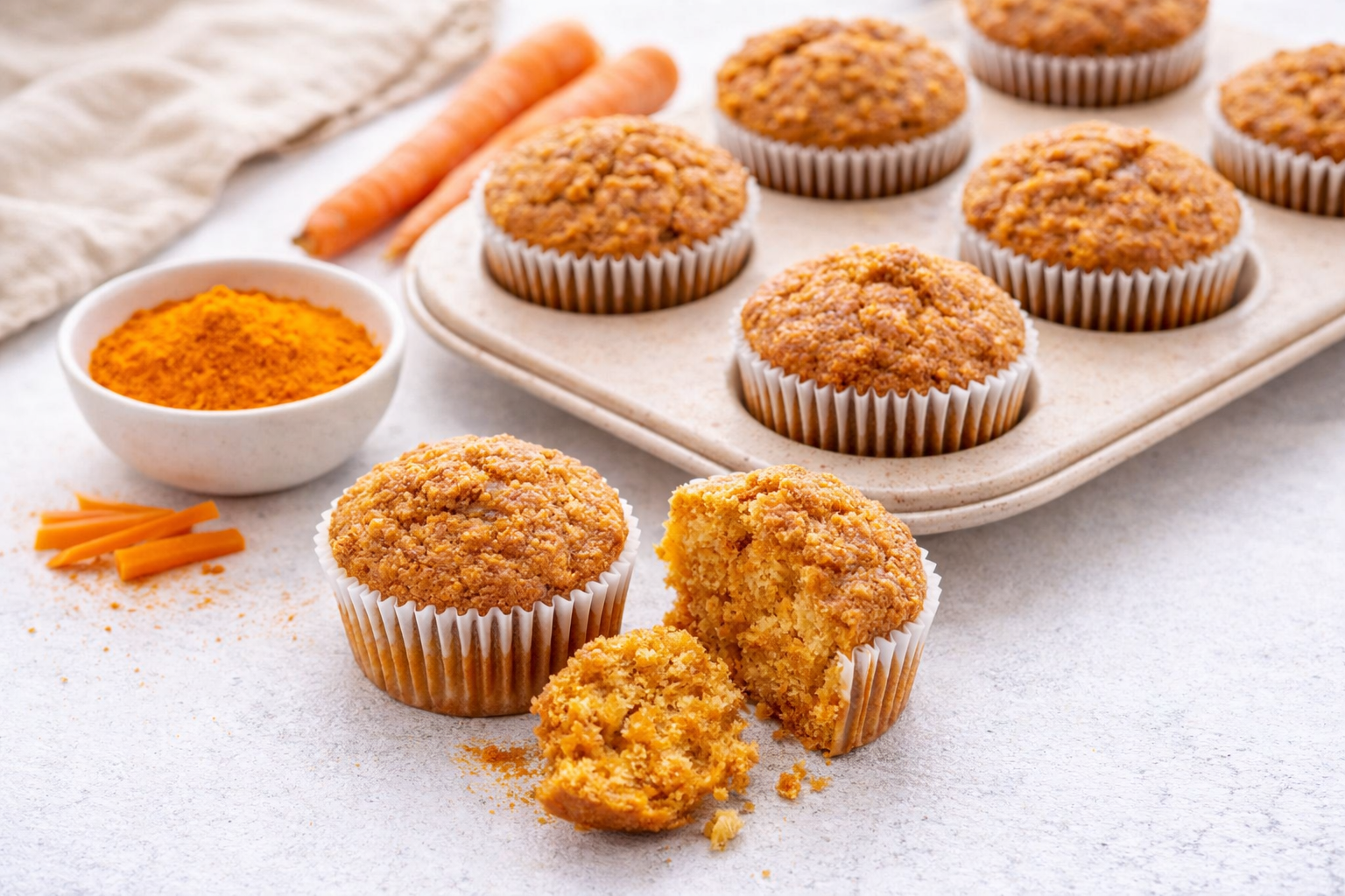 Muffins de Zanahoria
